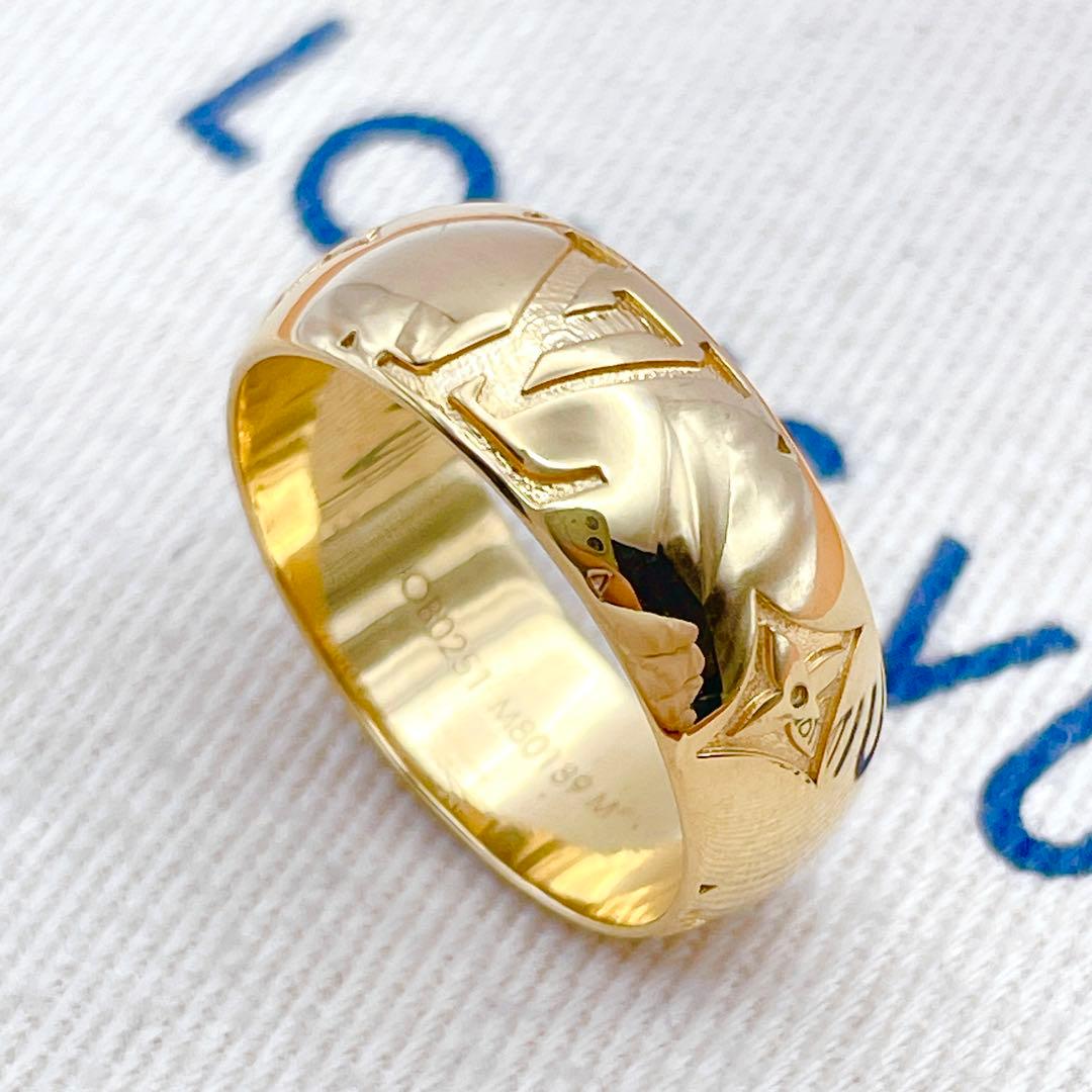 LOUIS VUITTON リング　ネックレス　モノグラム　ゴールド　指輪