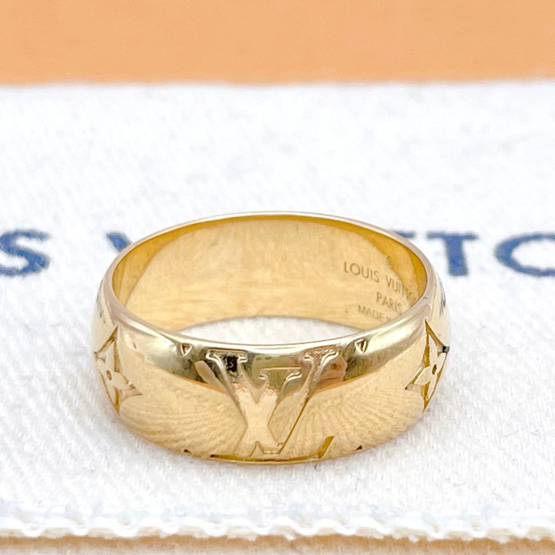 LOUIS VUITTON リング　ネックレス　モノグラム　ゴールド　指輪