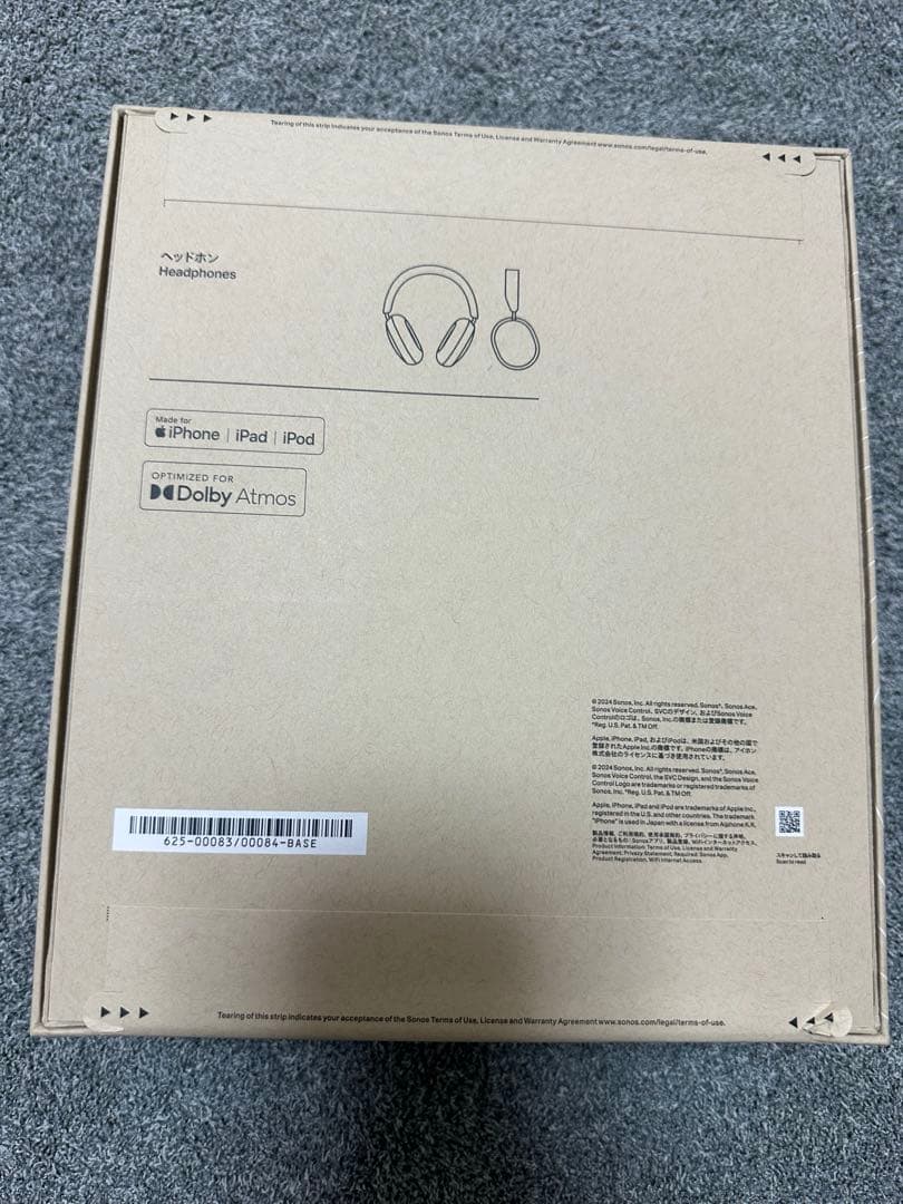 新品未開封SONOS ワイヤレスヘッドホン ブラック