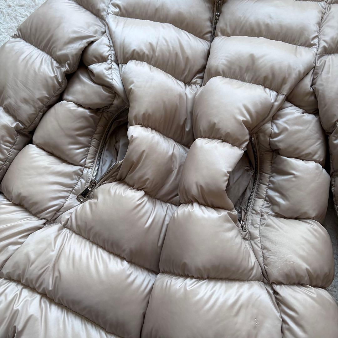 【美品】モンクレール ダウンジャケット コート TORCOL ロゴワッペン 現行