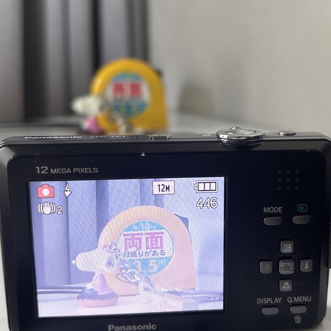 【人気色】Panasonic LUMIX DMC-FP1 グリーン 液晶劣化有