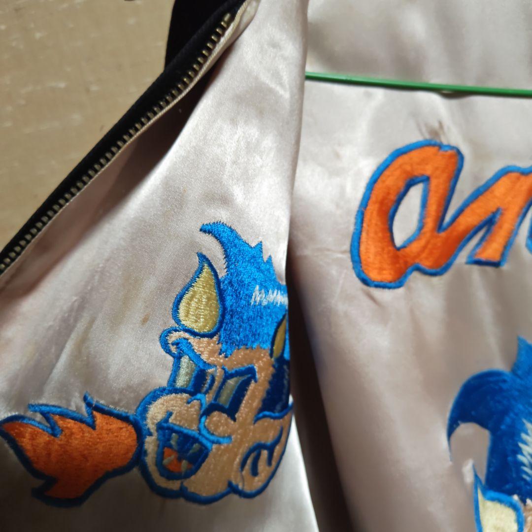 f*r様 ピンクドラゴン黒の刺繍スカジャンクリームソーダAngel