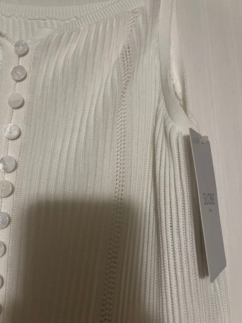 新品未使用　SLOBE IENAスローブイエナTGORトゴールフリルキャミソール