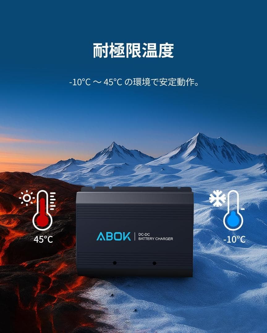 ABOK Acs500 500W Alternator Charger オルタネ