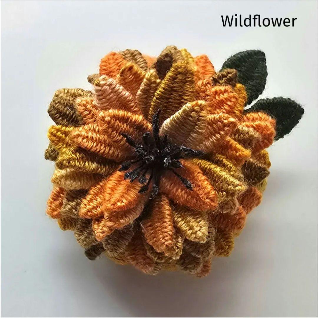 専用)❁hAnafany❁ 立体刺繍　ブローチ