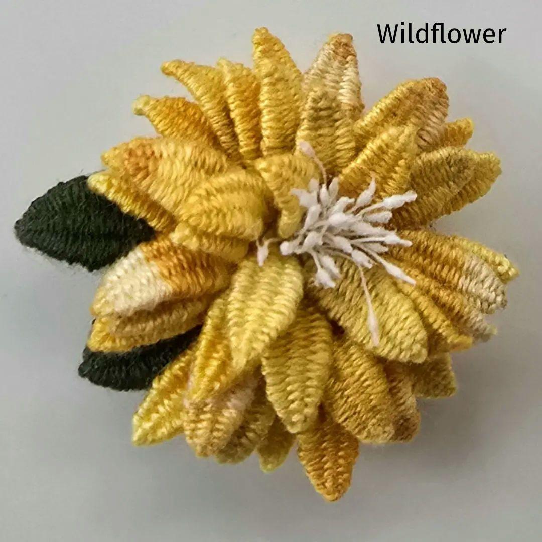 専用)❁hAnafany❁ 立体刺繍　ブローチ