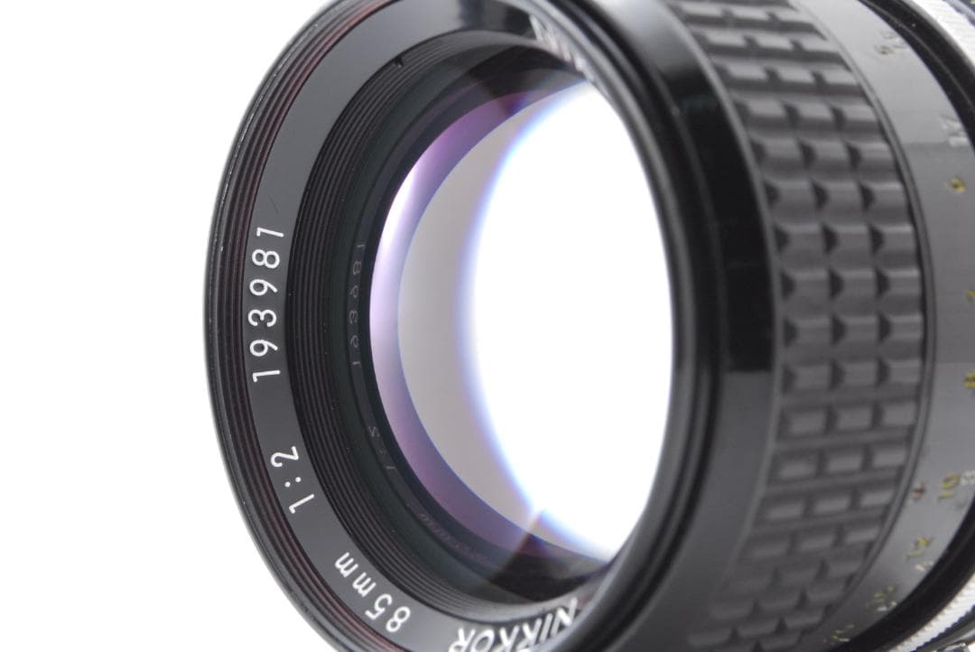 ニコン Nikon Ai NIKKOR 85mm f/2 MF レンズ 単焦点