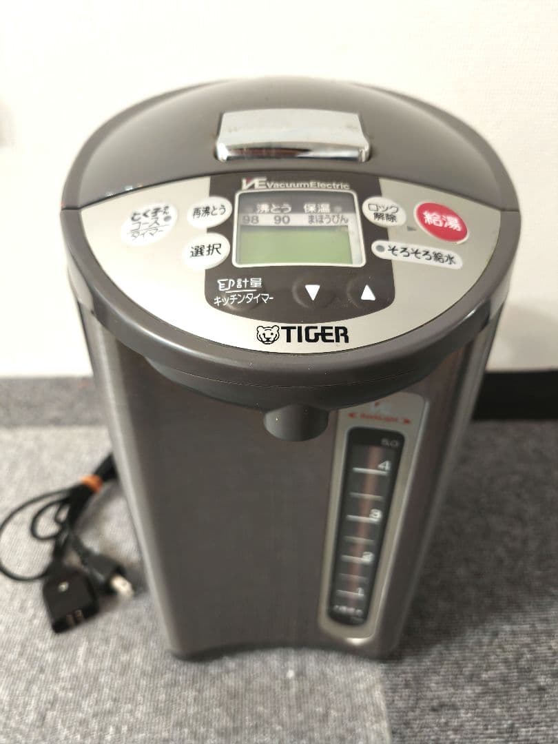 TIGER とく子さんVE浄水電気まほうびん PVG-H500-TG　5リットル