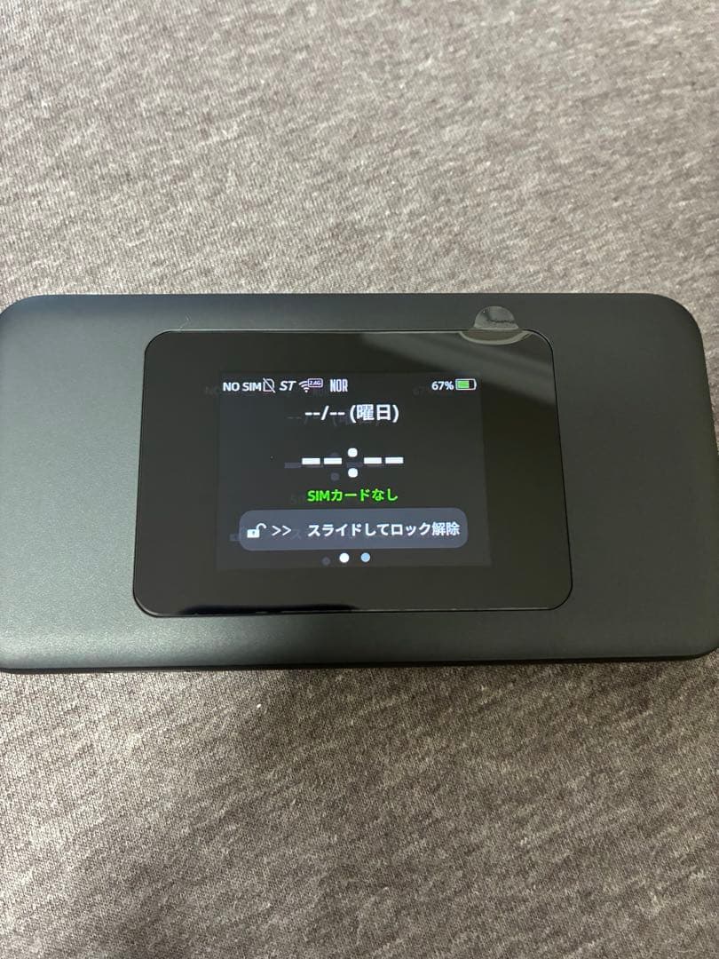 Speed Wi-Fi DOCK 5G01 ブラック美品