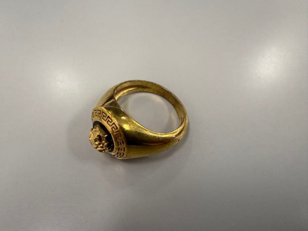 【VERSACE】メデューサ リング　ゴールド　サイズ２5