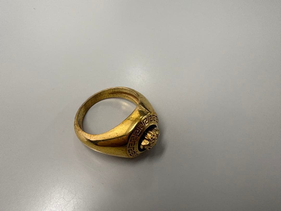 【VERSACE】メデューサ リング　ゴールド　サイズ２5