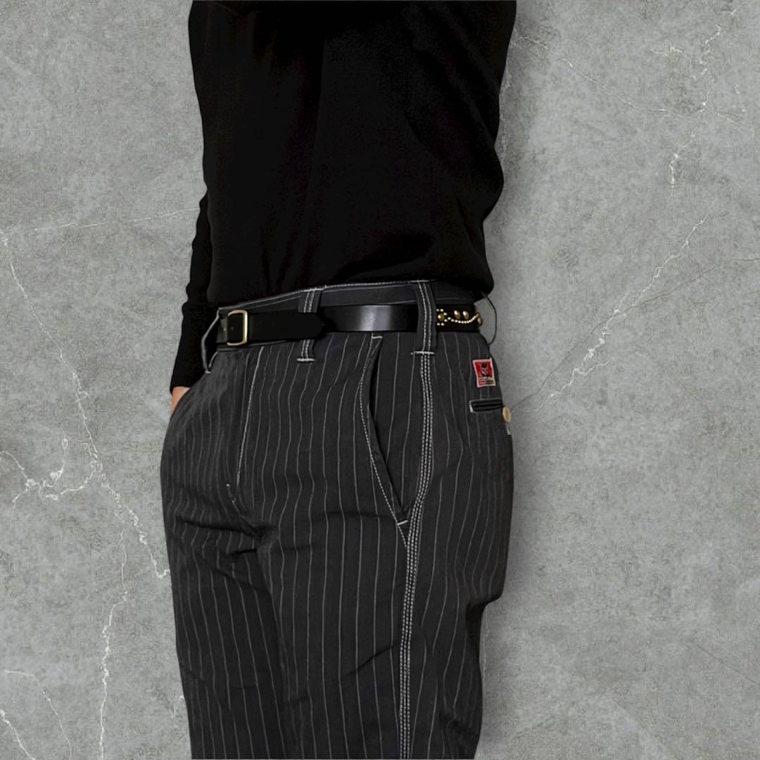 D*N様 スタッズナローベルトフラワーブラス23mm 32inch