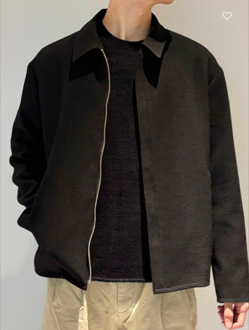 【新品】26SS BEAUTY&YOUTH ツイードショートブルゾン 黒 M