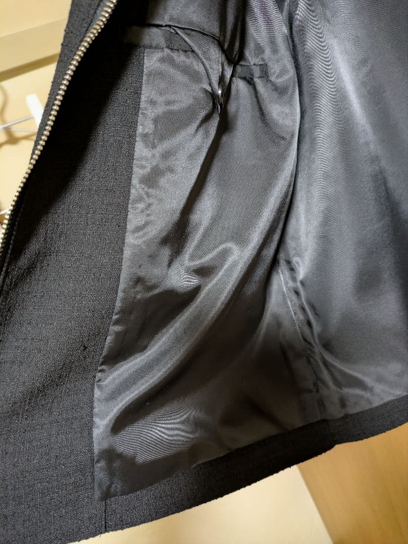 【新品】26SS BEAUTY&YOUTH ツイードショートブルゾン 黒 M