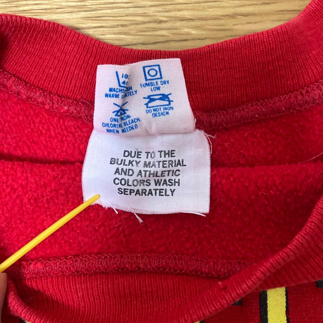 80s チャンピオン リバースウィーブM レッド トリコタグ