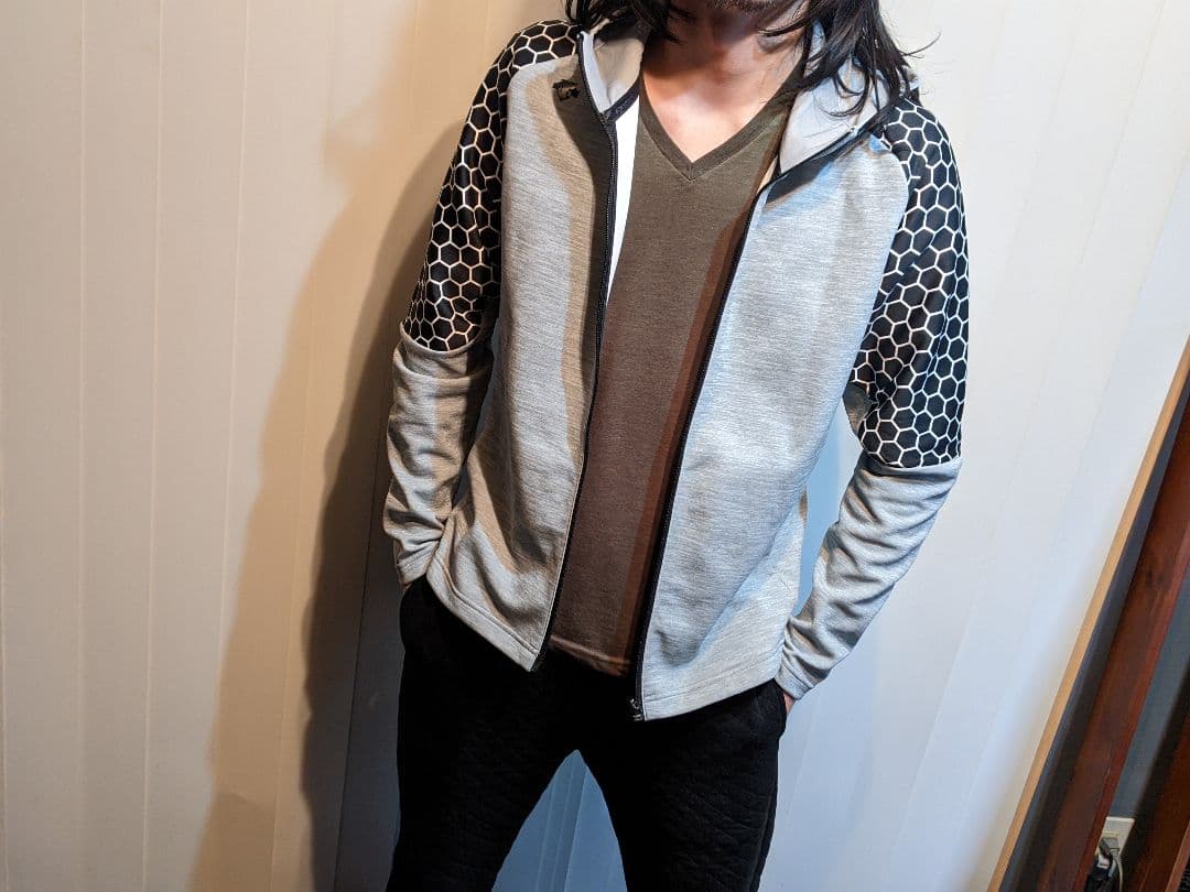 デサント　ゴルフ　ダンボール　ニット　ジャージー　ジャケット　パーカー　ウェア