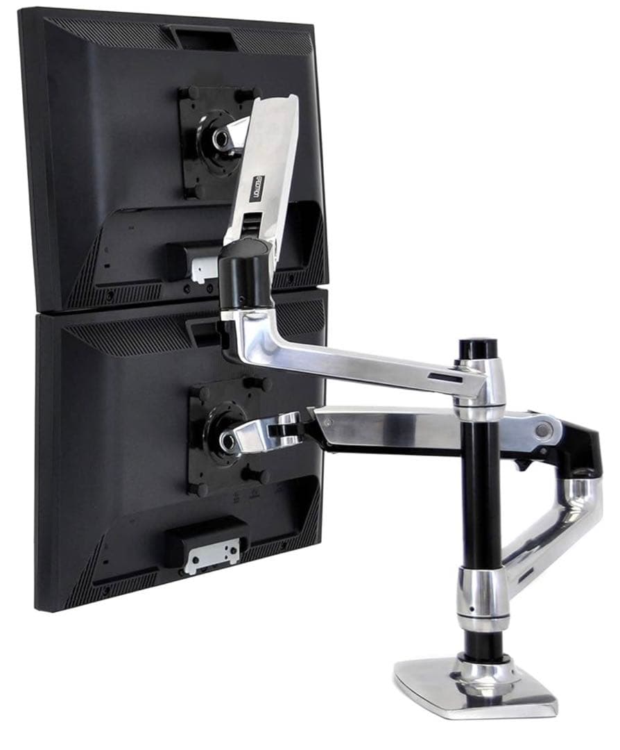 Ergotron デュアルモニターアーム　トレーセット