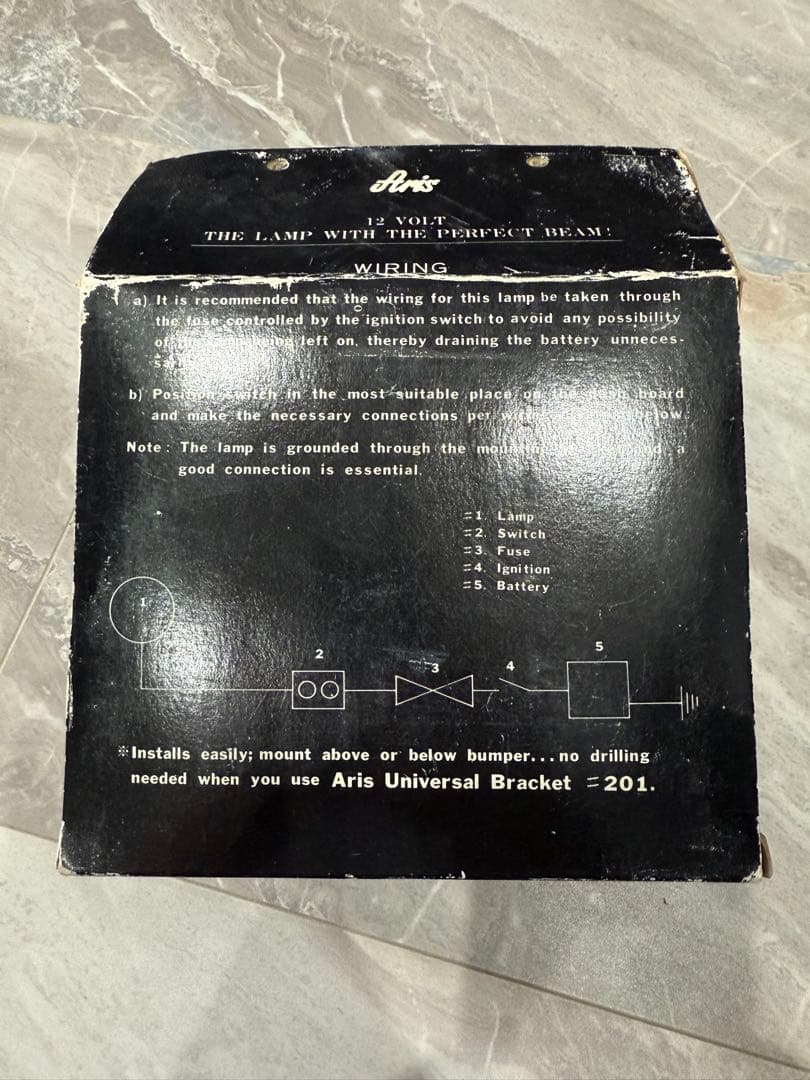 値下げ可 Aris アリス 70's デッドストックスクエアフォグラント