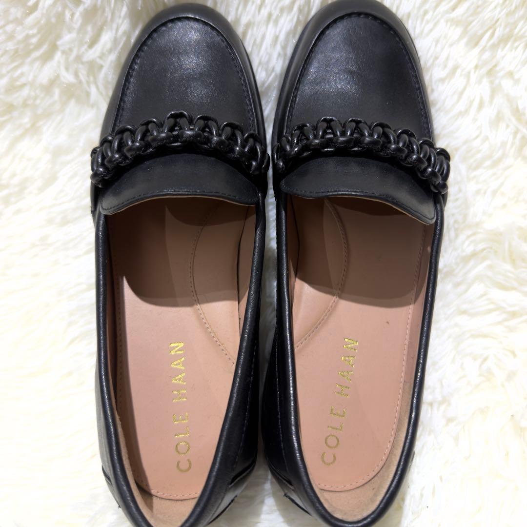 ほぼ新品✨コールハーン グランド360 厚底 ローファー ブラック US5