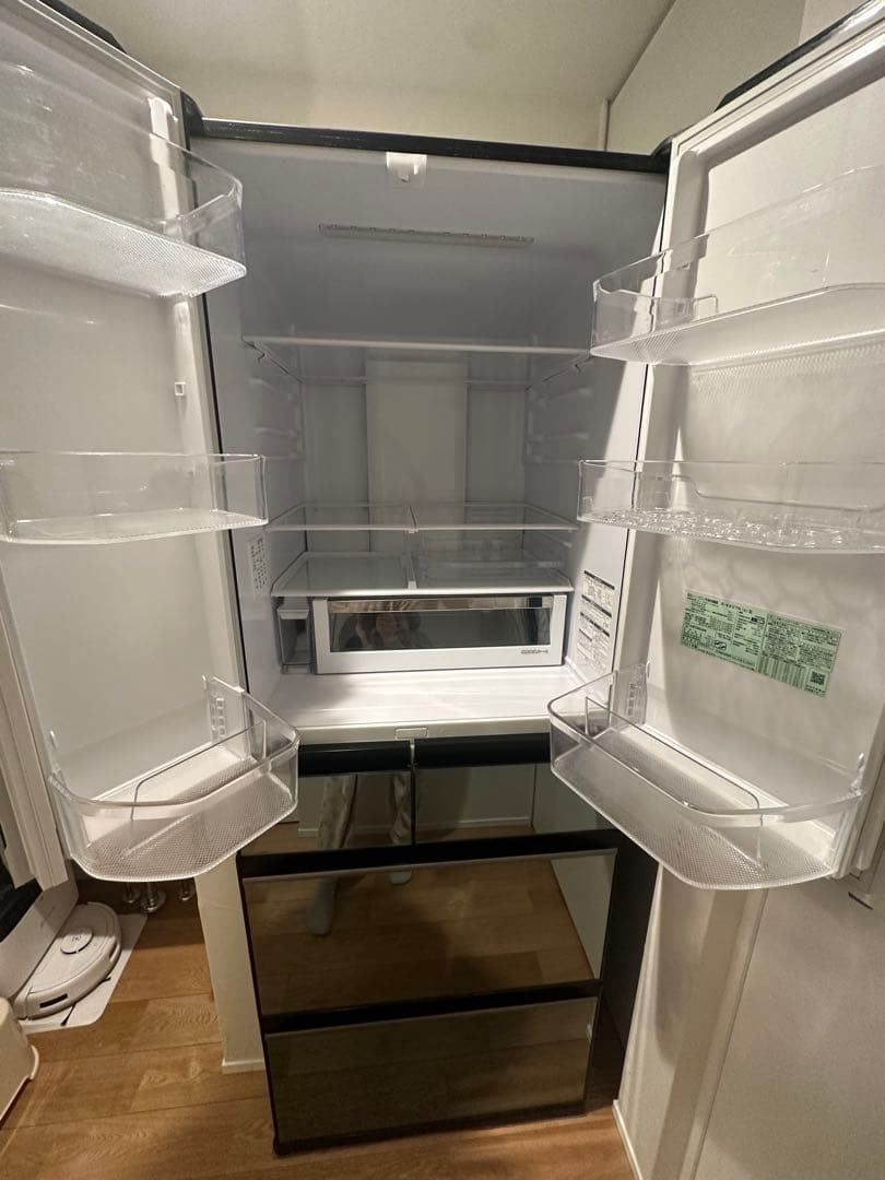 【ミラータイプ】HITACHI R-KX57N(X)大型冷蔵庫 567L 両開き