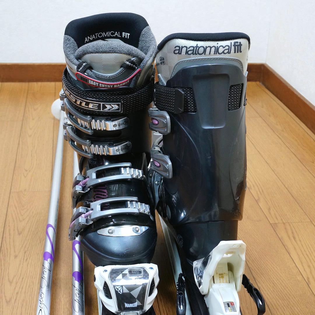 メンテ済 141cm 靴25～25.5cm VOLKL レディースセット(140