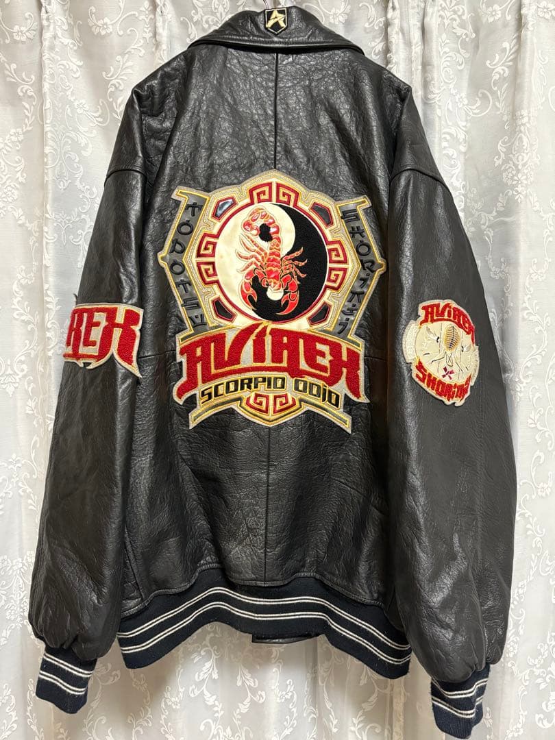 AVIREX アヴィレックス スタジャン レザージャケット