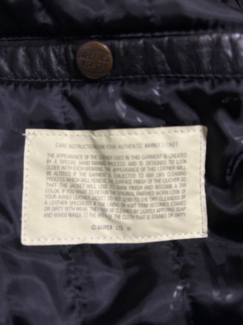 AVIREX アヴィレックス スタジャン レザージャケット