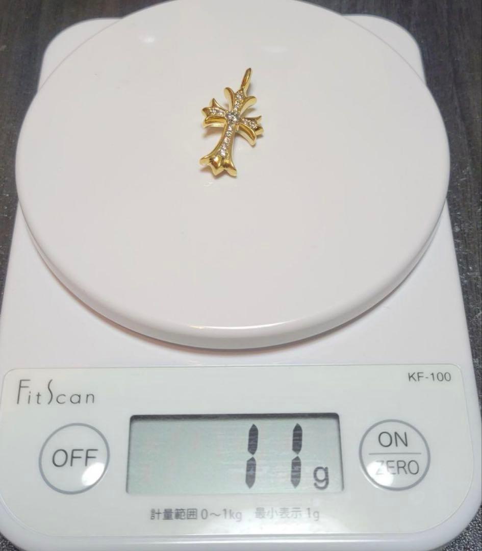 クロムハーツ 22k タイニーファットクロスパ ヴェダイヤ