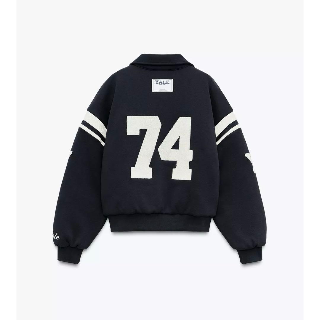 みぃZARA ザラ　YALE キルティングジャケット　スタジャン