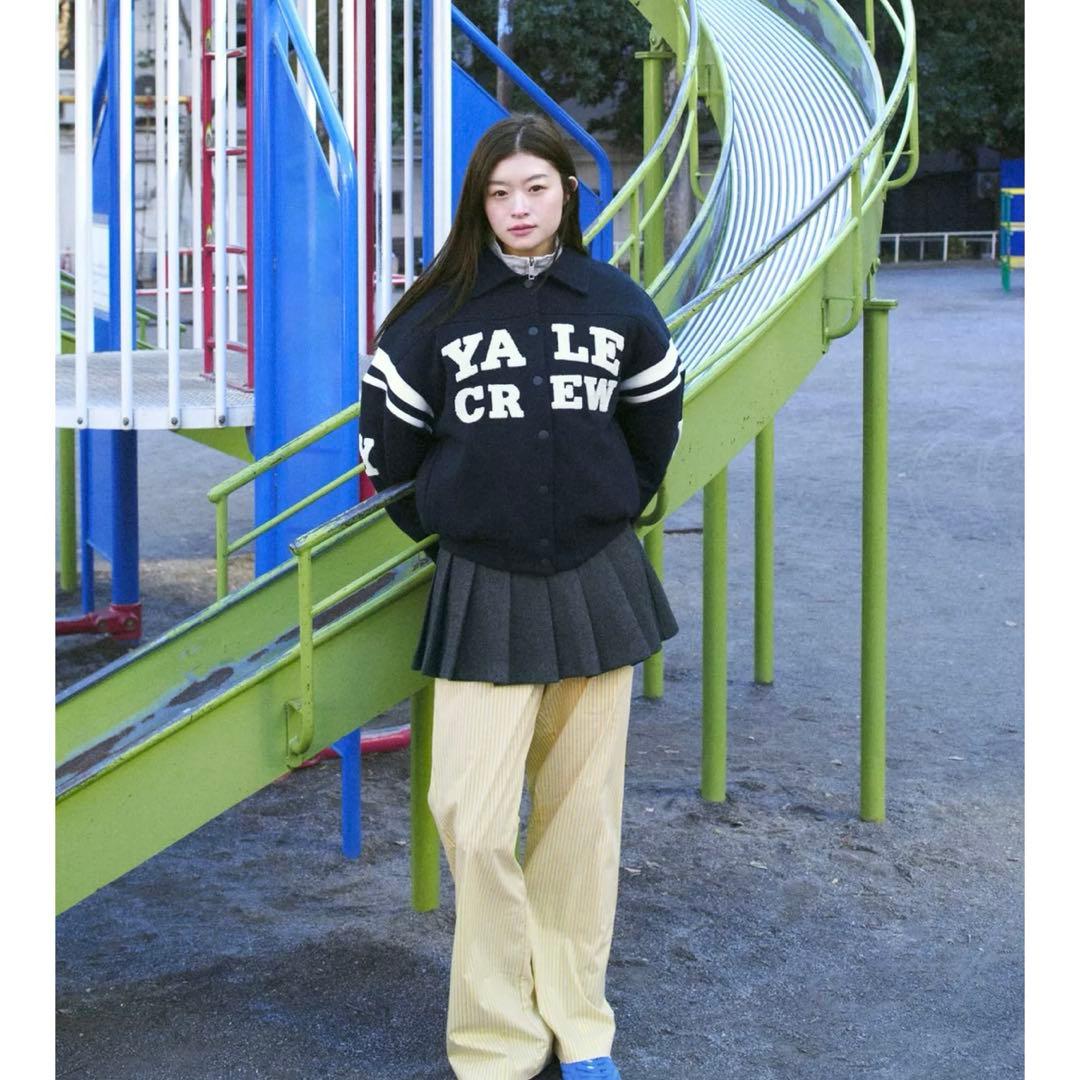 みぃZARA ザラ　YALE キルティングジャケット　スタジャン