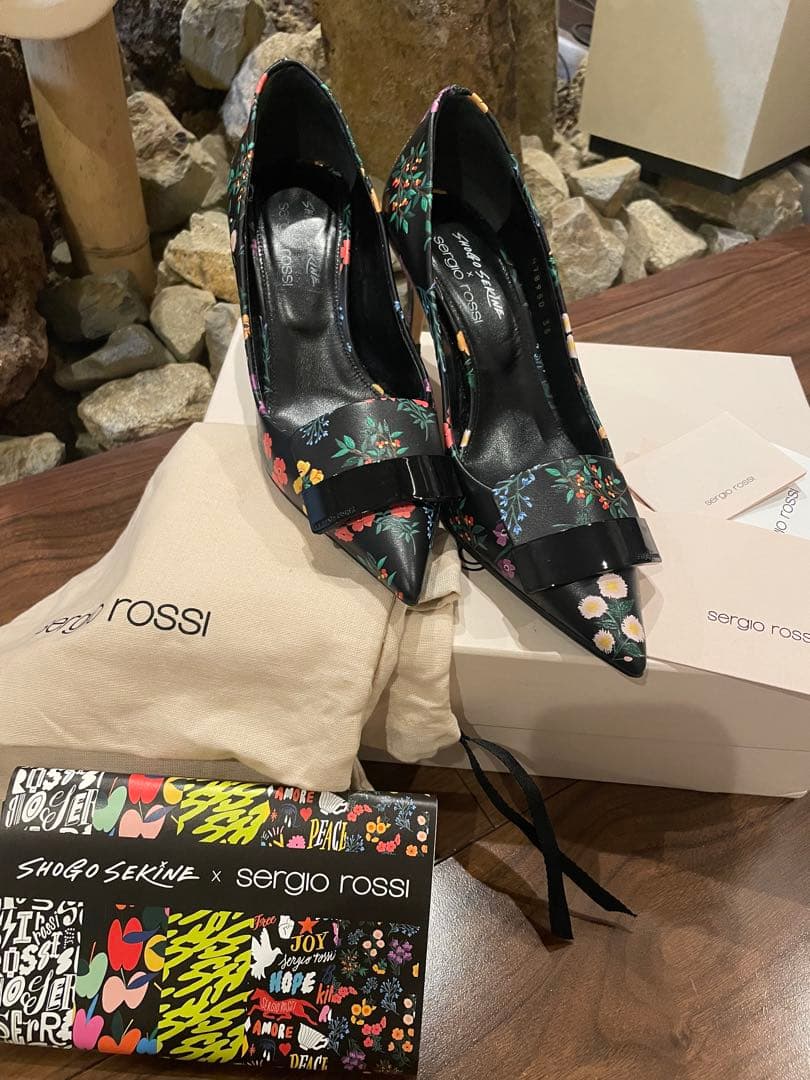 ✨極美品✨セルジオロッシ×ショウゴセキネ コラボ sr1 パンプス