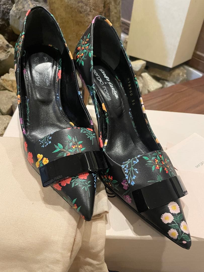 ✨極美品✨セルジオロッシ×ショウゴセキネ コラボ sr1 パンプス