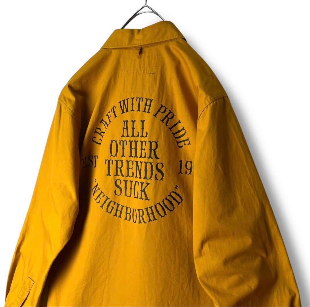 NEIGHBORHOOD マスタードイエローシャツ Sサイズ