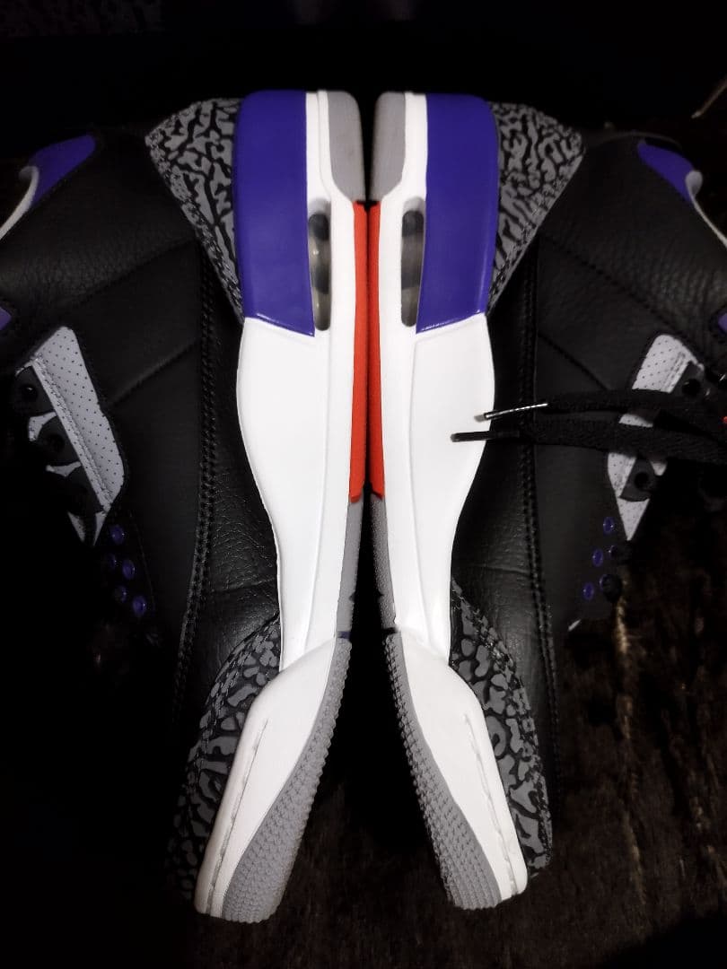 か*ま様 売切価格【極美品】NIKEエアジョーダン3コートパープル27.5