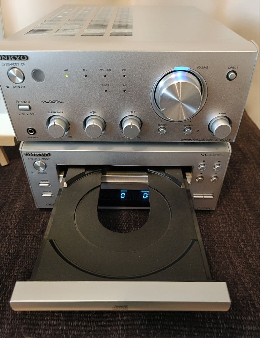 ONKYO A-905FX ,C-705FX2 ,純正リモコン セット　完動品