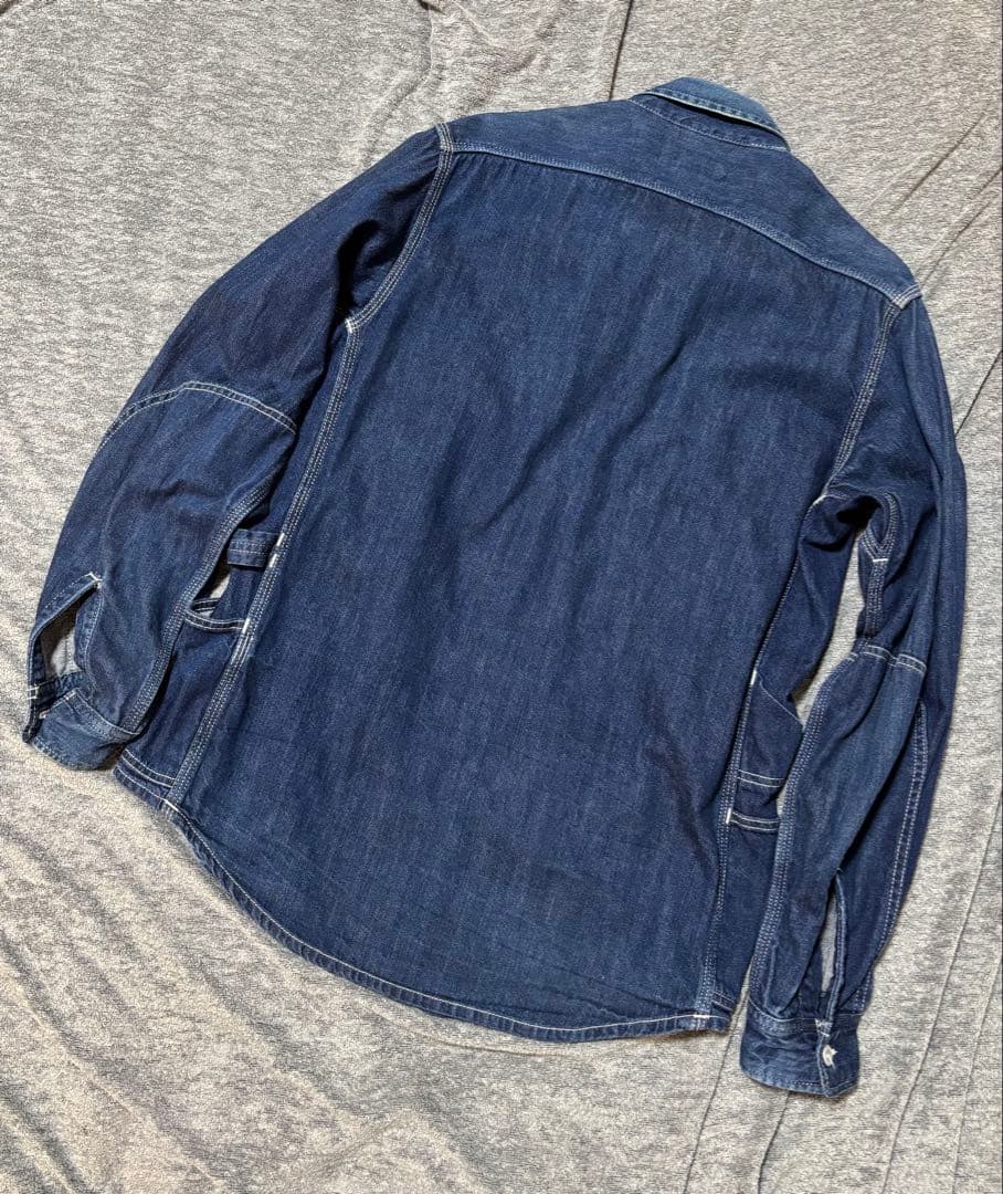 ササフラス　デニムシャツ　Mサイズ　SASSAFRAS