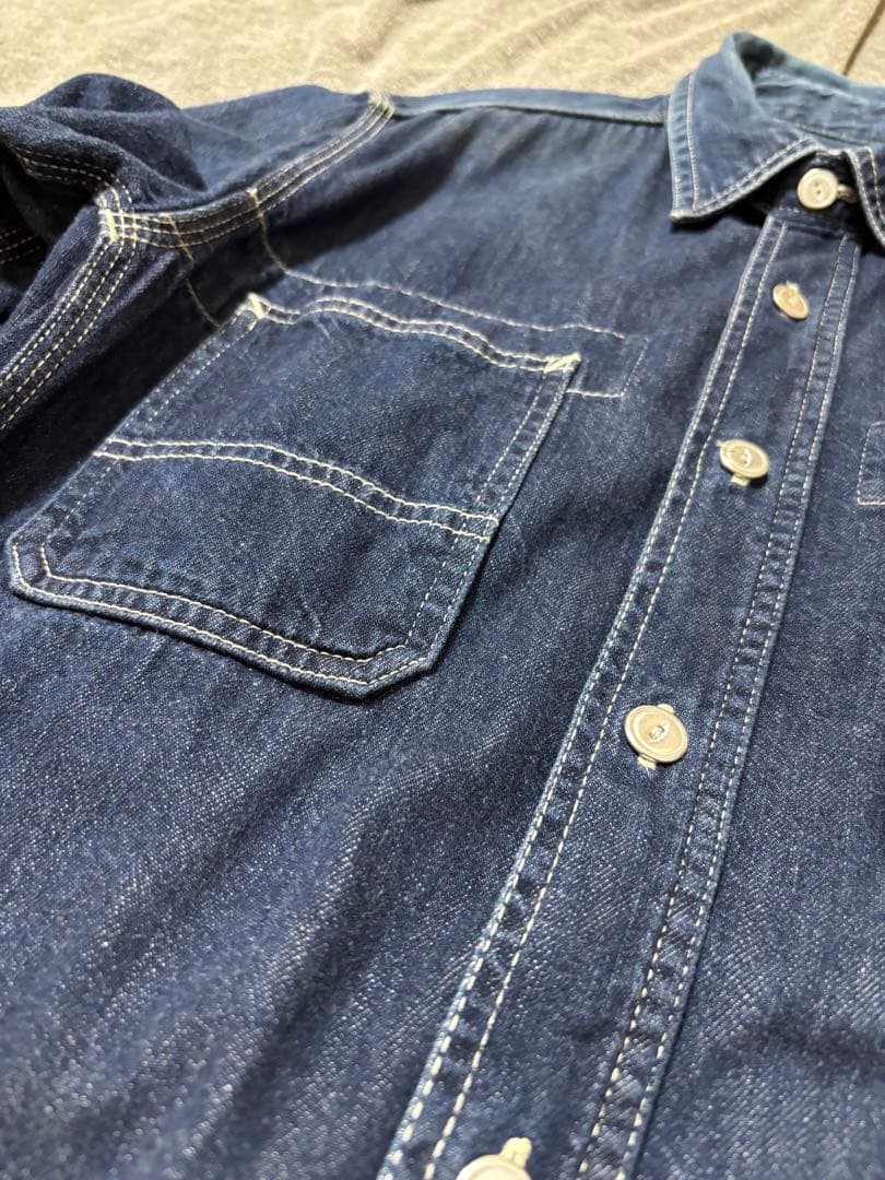 ササフラス　デニムシャツ　Mサイズ　SASSAFRAS