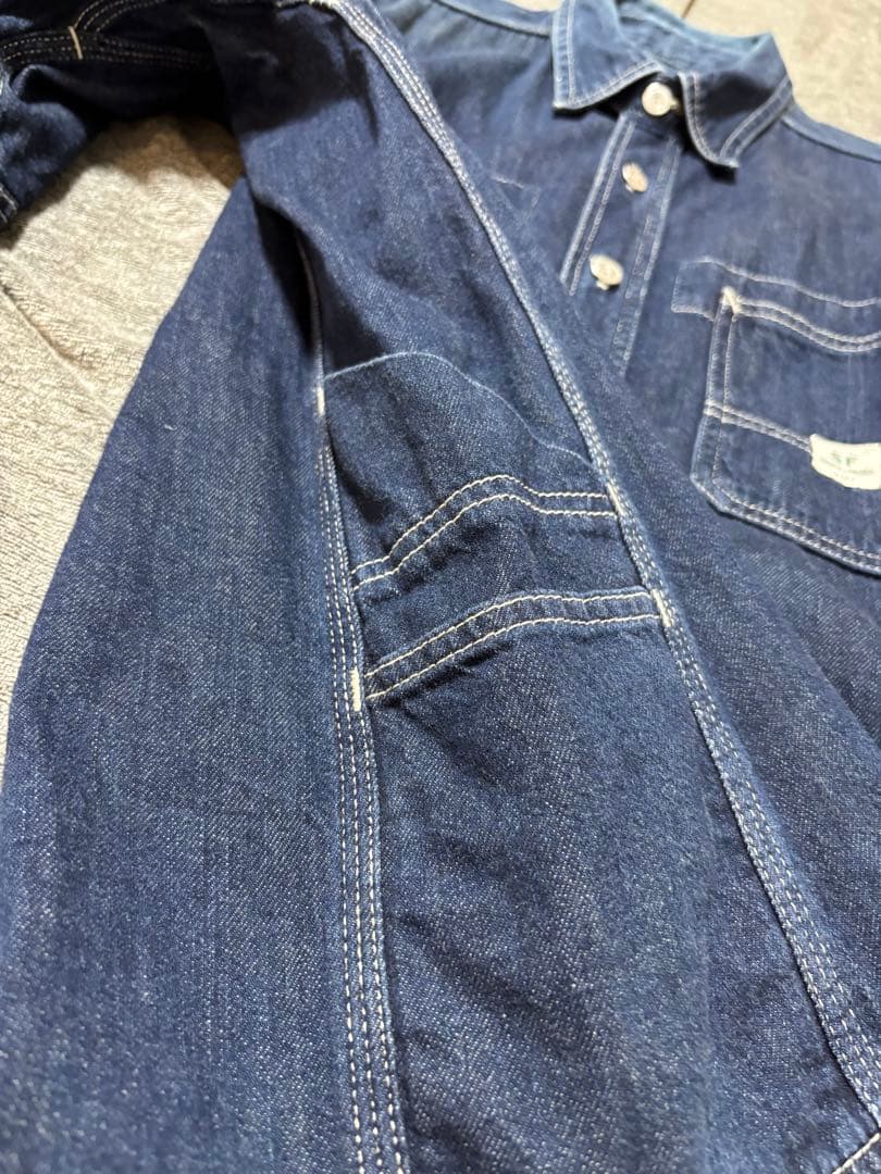 ササフラス　デニムシャツ　Mサイズ　SASSAFRAS