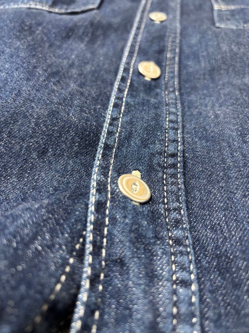 ササフラス　デニムシャツ　Mサイズ　SASSAFRAS