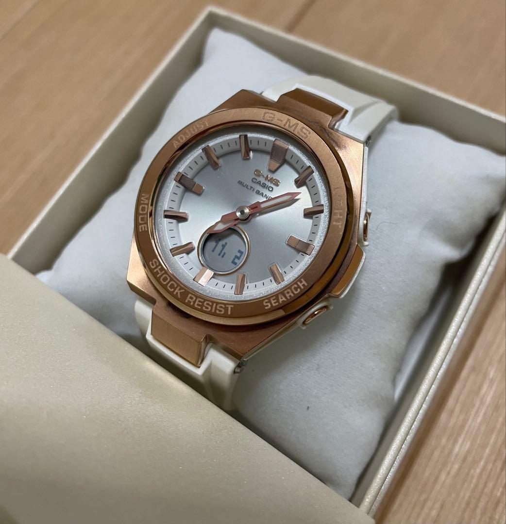 【美品】CASIO BABY-G電波ソーラー MSG-W200G-7AJF