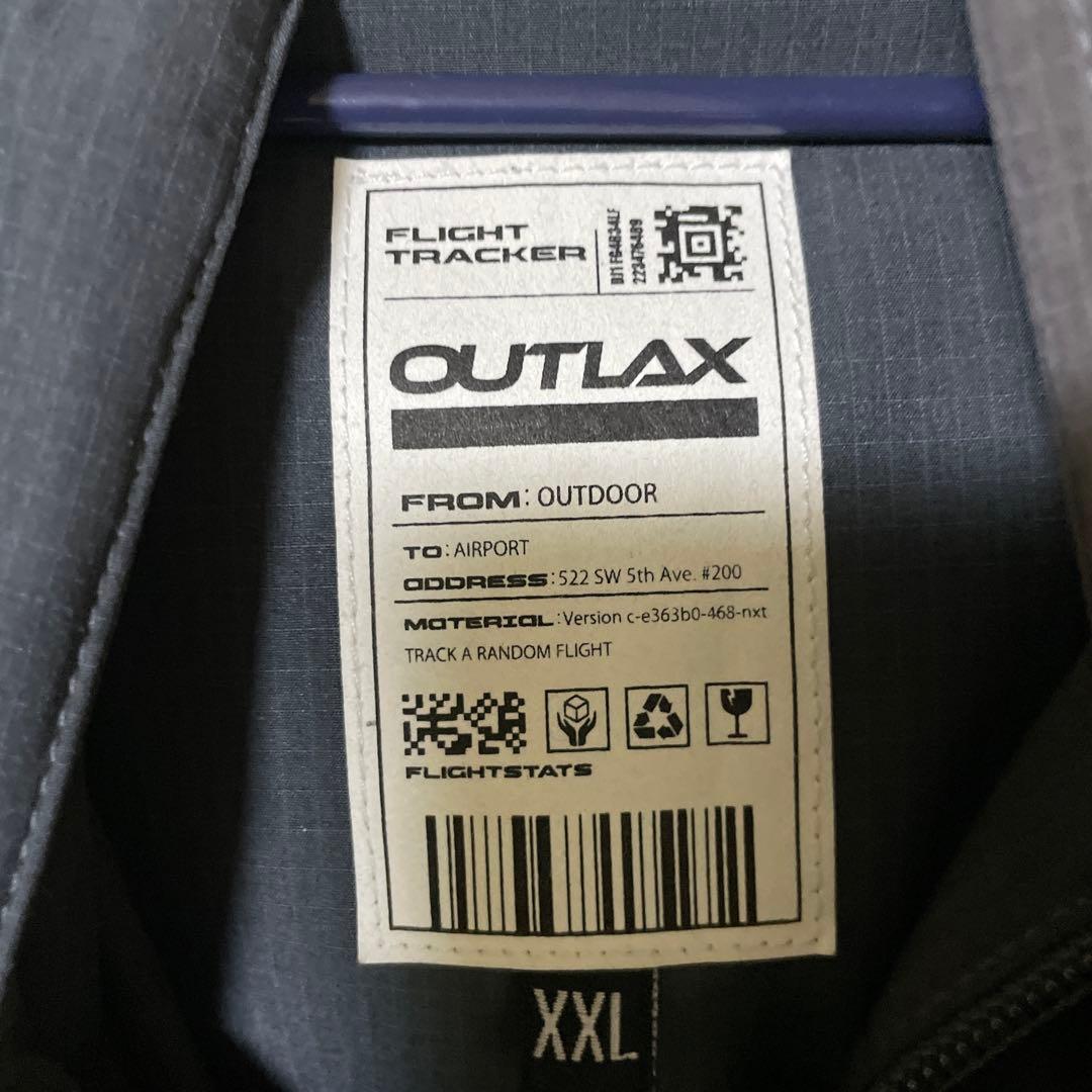 【美品中古】OUTLAX 24-25 XXLグレー セットアップ