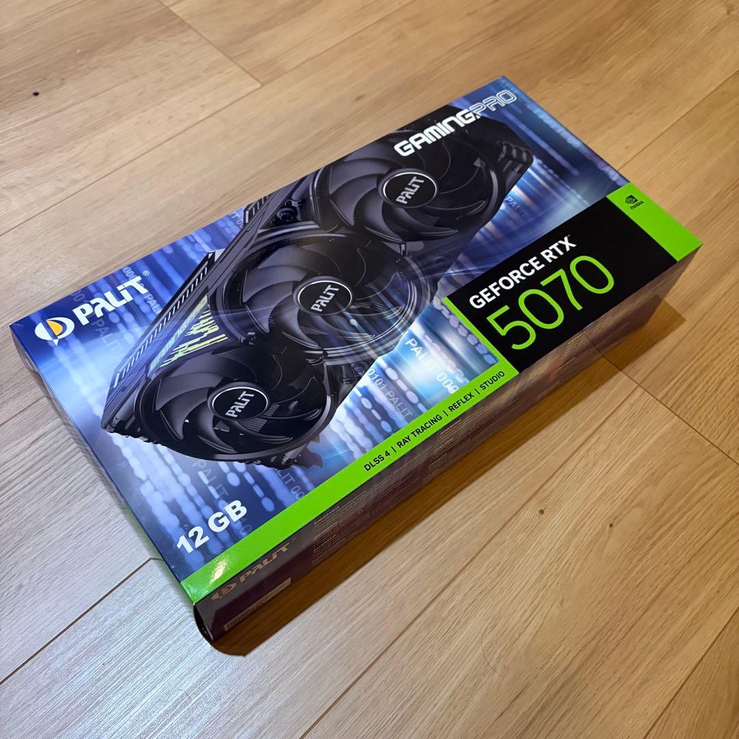 保証有Palit GeForce RTX 5070 GamingPro 12GB