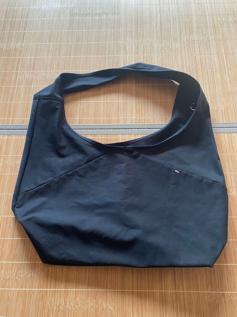 【美品】 mu_ POSTMAN BAG / BLACK ポストマン バッグ