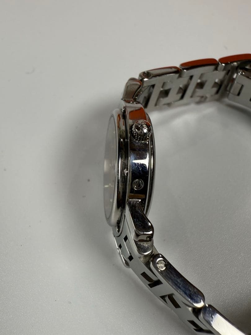 HERMES クリッパー CL4.2 シャンパン 箱/コマ Qz 【極美品】