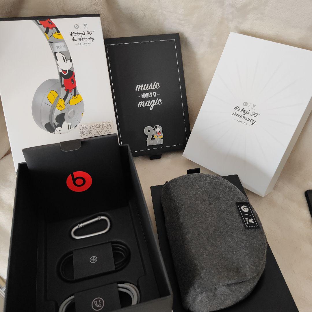 最後1点未使用beats solo3 ワイヤレス ミッキー 限定