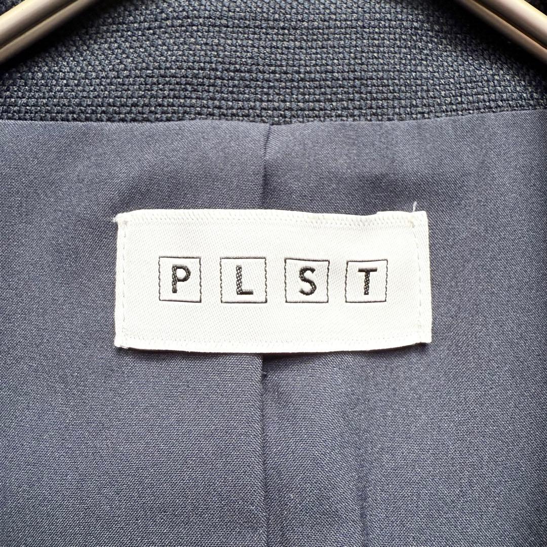 美品 プラステ スーツ セットアップ ノーカラー パンツ M ウォッシャブル