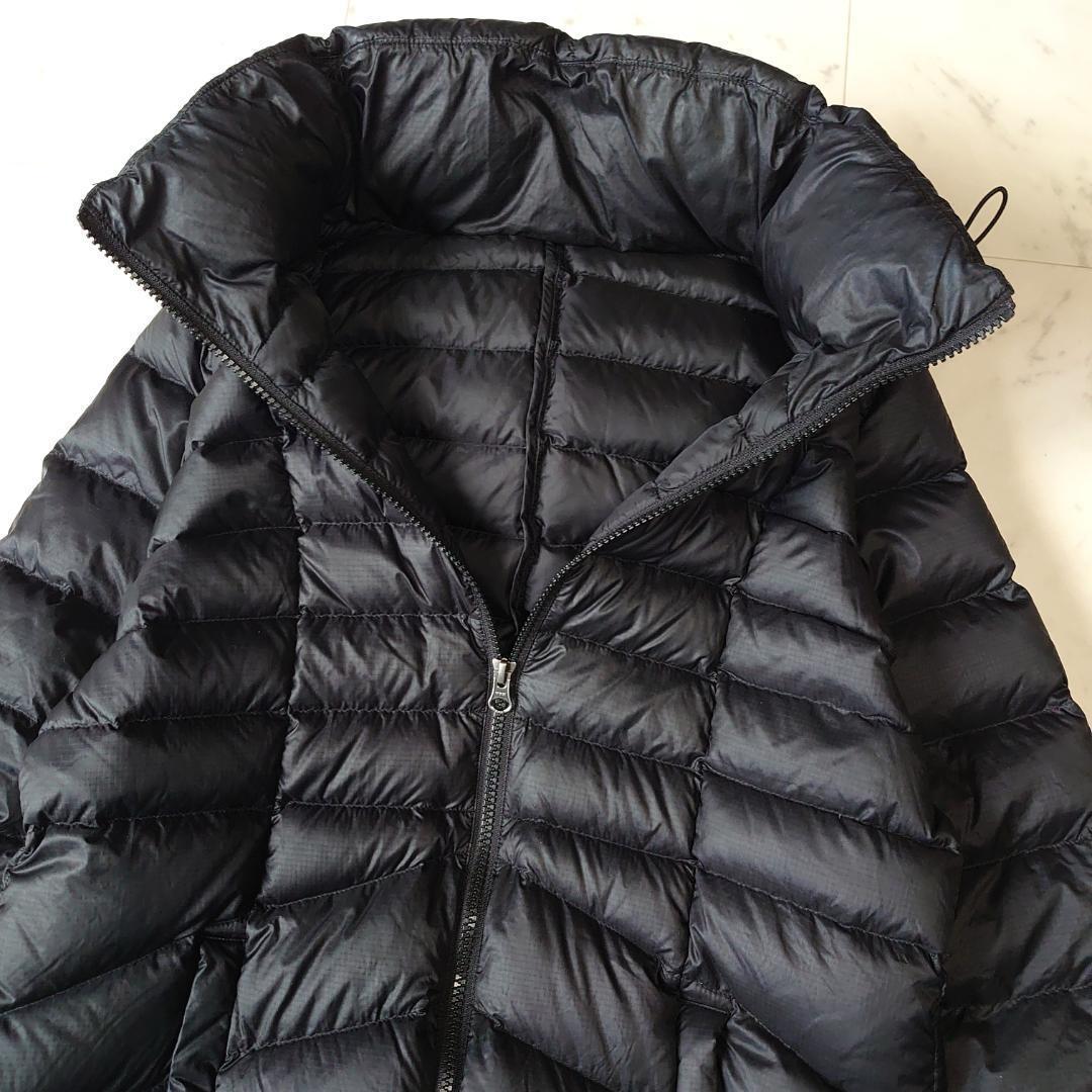 Eddie Bauer フーディーダウンコート EB900 ミドル ブラック M