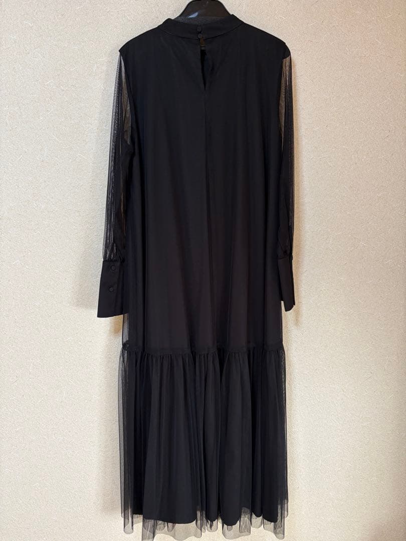 チュールハイネックワンピース