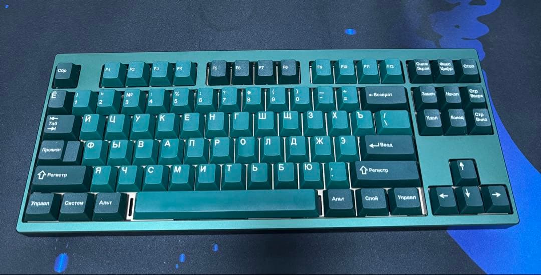 Keycult No1 TKL Green自作キーボード