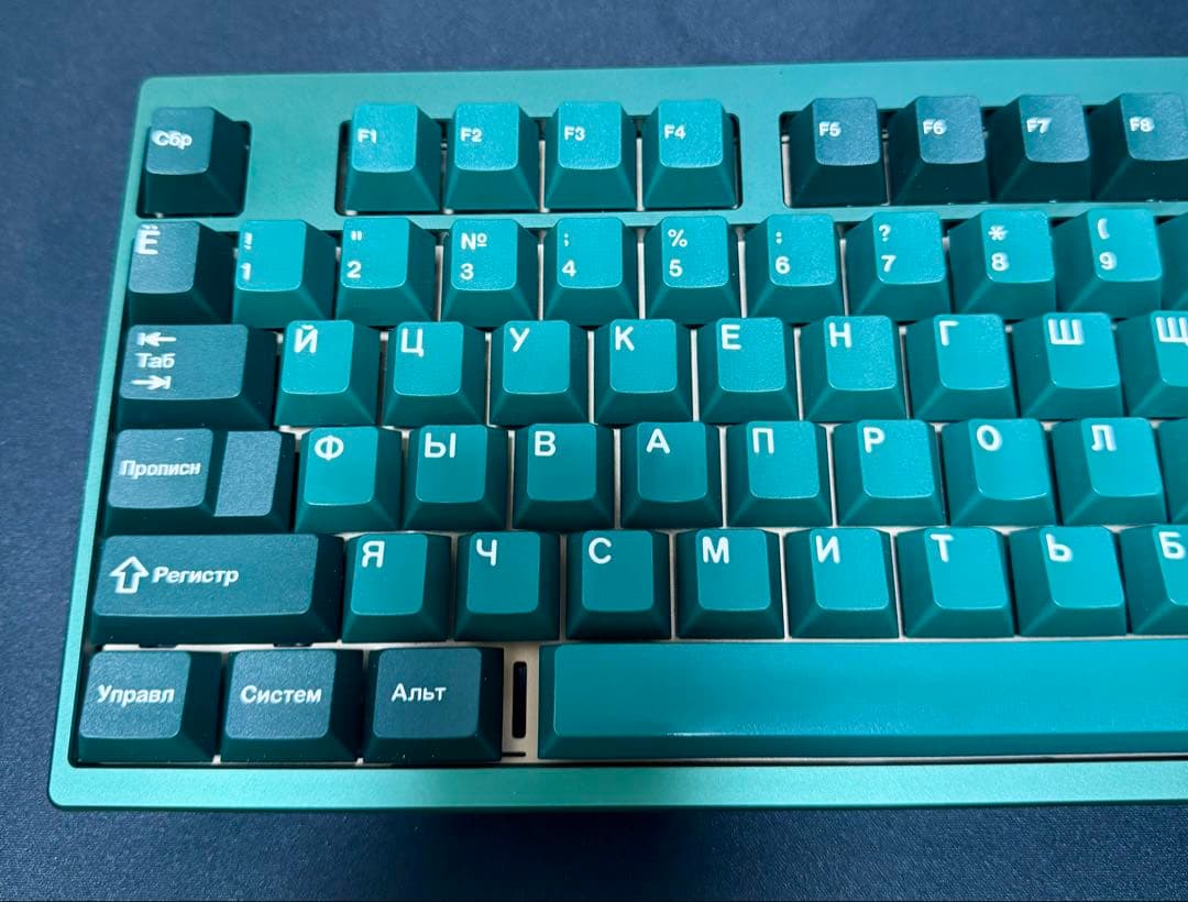 Keycult No1 TKL Green自作キーボード